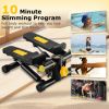 Mini Steppers for Exercise Mini Stair Stepper for Home with Resistance Bands Stepper with LCD Monitor