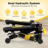 Mini Steppers for Exercise Mini Stair Stepper for Home with Resistance Bands Stepper with LCD Monitor