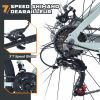 27.5 Inch Wheels 21 Speed Mountain Bike, for Men Women Boys and Girls, Front Suspension,Aluminum Alloy Frame