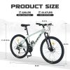 27.5 Inch Wheels 21 Speed Mountain Bike, for Men Women Boys and Girls, Front Suspension,Aluminum Alloy Frame