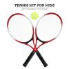 1pair Tennis Rackets With 1pc Tennis Ball & 1pc Bag; For Outdoor Sports; Tennis Playing; Friends And Family Entertainment